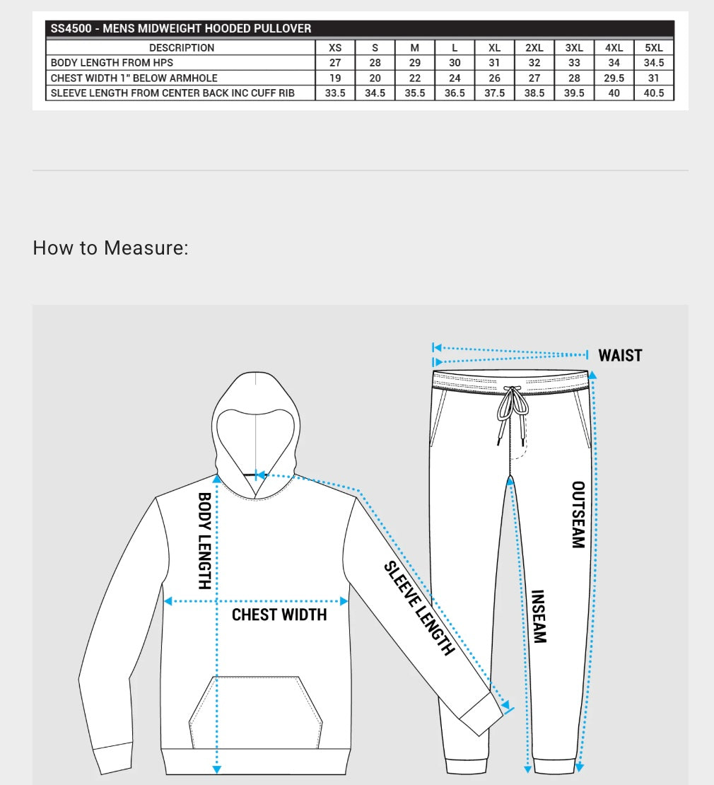 Midweight Pullover Hoodie